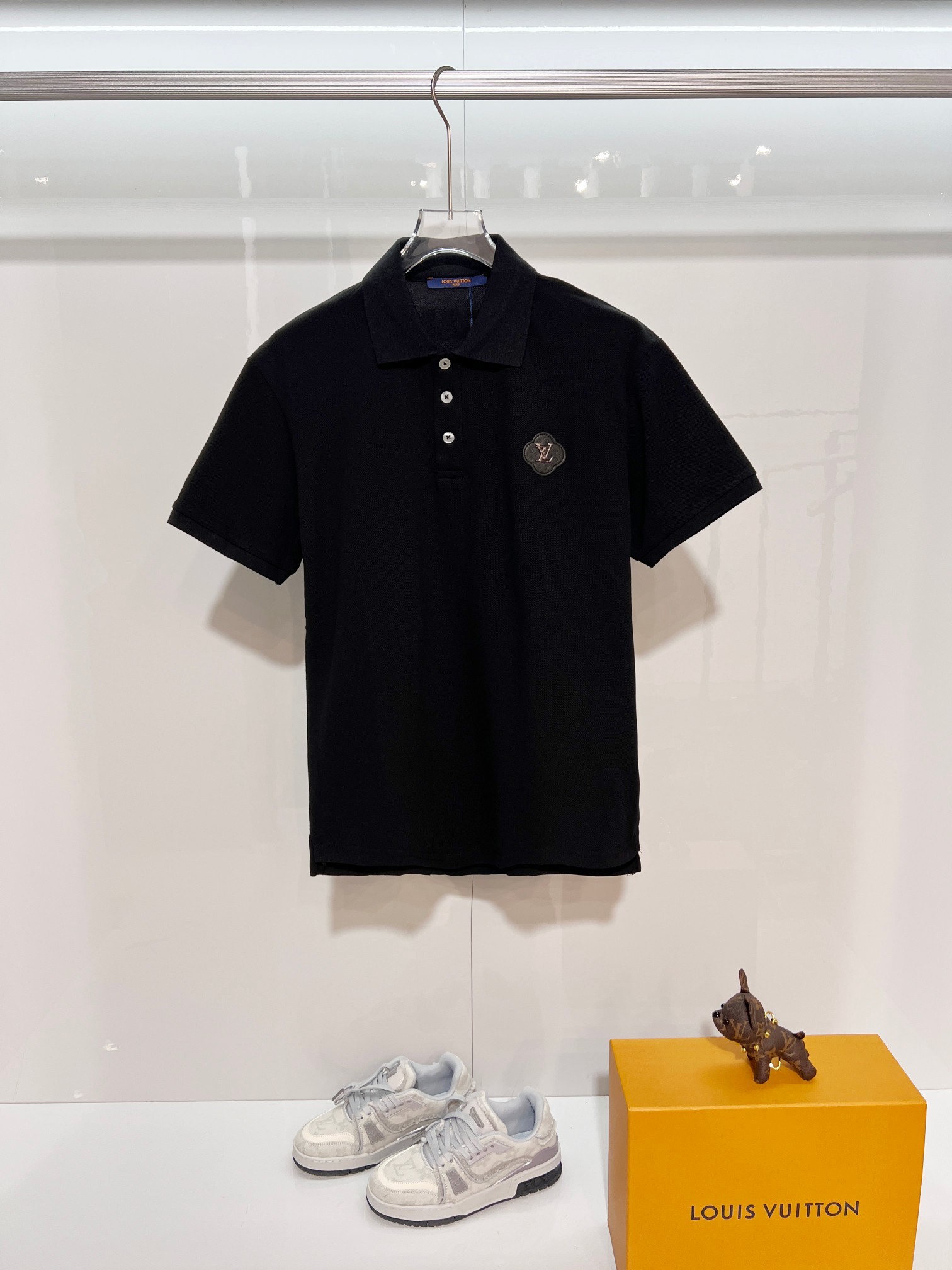 LOUIS VUITTON Collar Short Sleeve Polo Shirt