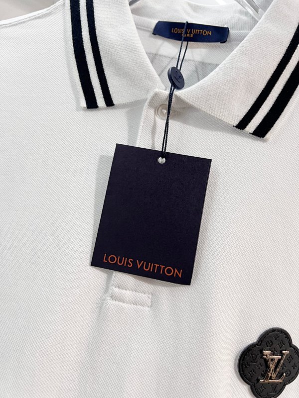 LOUIS VUITTON Collar Short Sleeve Polo Shirt Style 2
