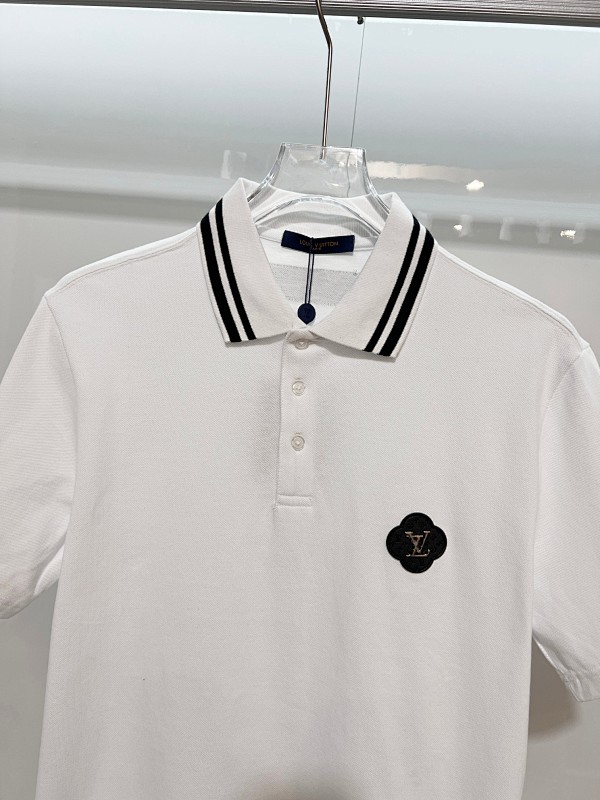 LOUIS VUITTON Collar Short Sleeve Polo Shirt Style 2