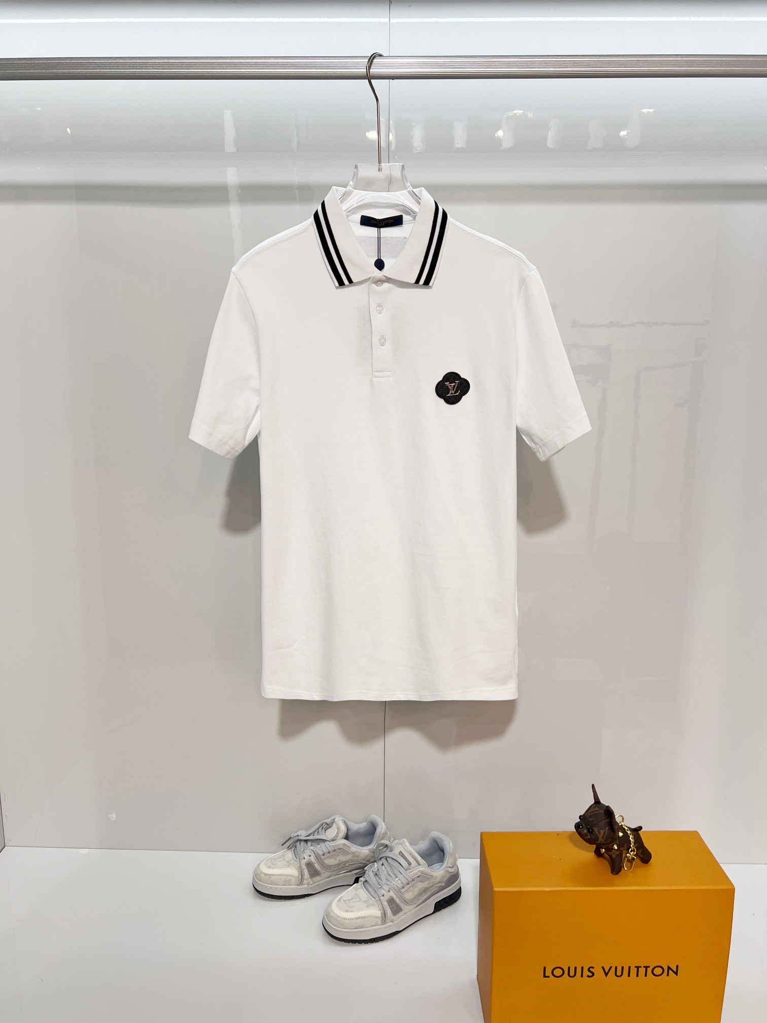 LOUIS VUITTON Collar Short Sleeve Polo Shirt Style 2
