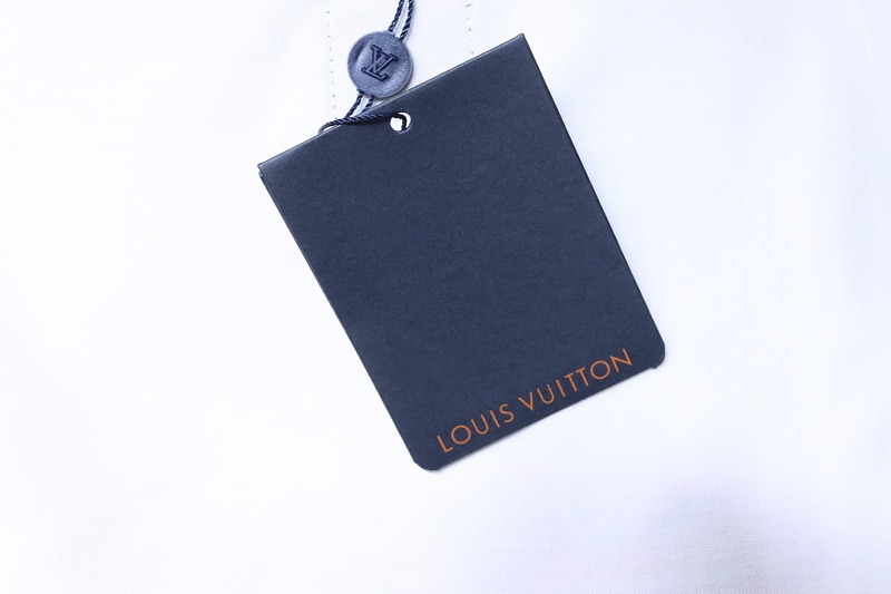 LOUIS VUITTON Cultural Landscape Pattern Embroidery Short Sleeve T-Shirt Style 2