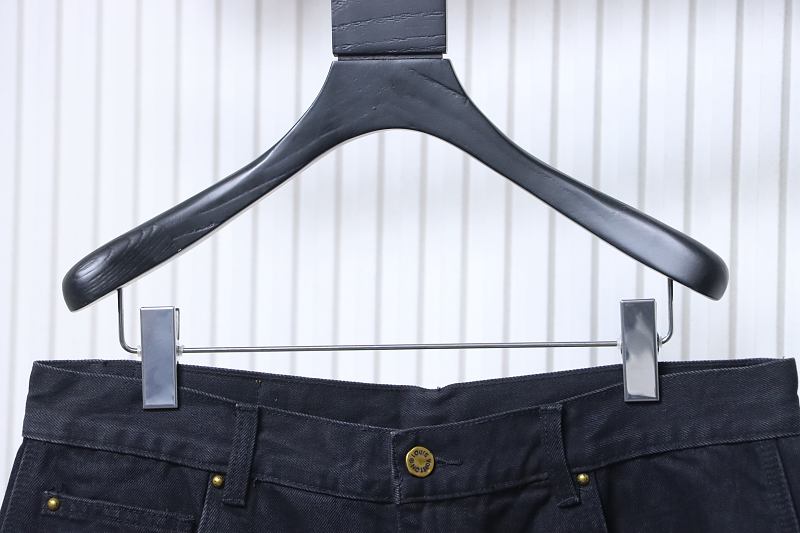LOUIS VUITTON Embossed Monogram Denim Shorts Style 3