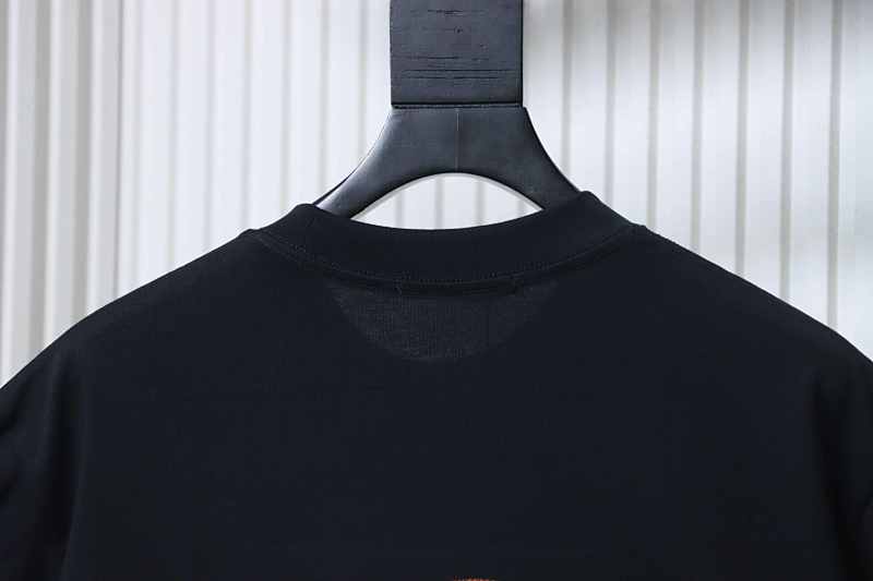 LOUIS VUITTON Embroidery Denim Short Sleeve T-Shirt