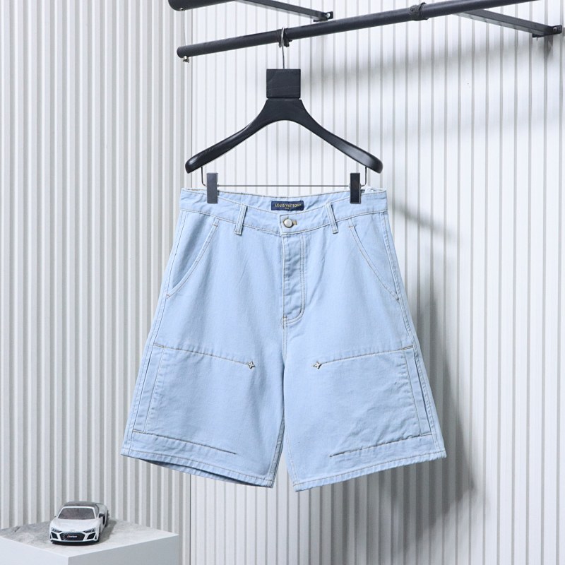 LOUIS VUITTON Embroidery Denim Shorts