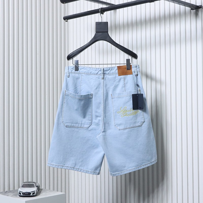 LOUIS VUITTON Embroidery Denim Shorts