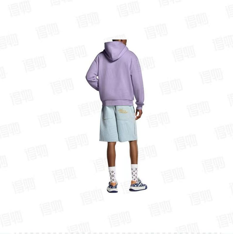 LOUIS VUITTON Embroidery Denim Shorts