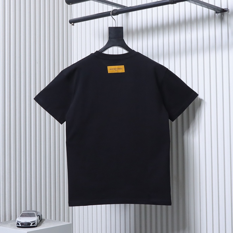 LOUIS VUITTON Embroidery Gradient Short Sleeve T-Shirt