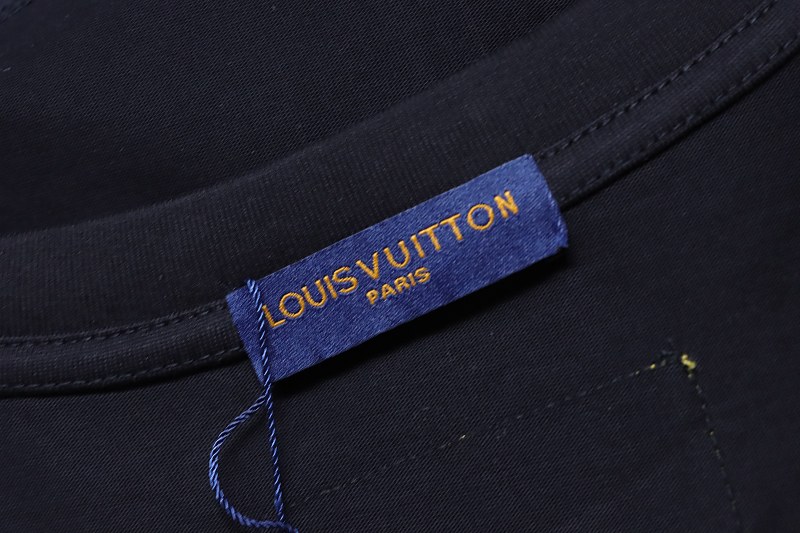 LOUIS VUITTON Embroidery Gradient Short Sleeve T-Shirt