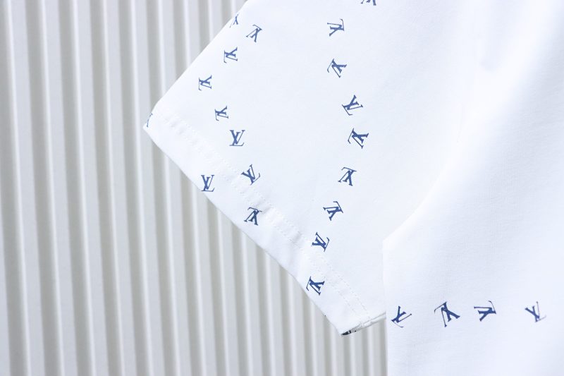 LOUIS VUITTON Embroidery Logo Short Sleeve T-Shirt Style 2