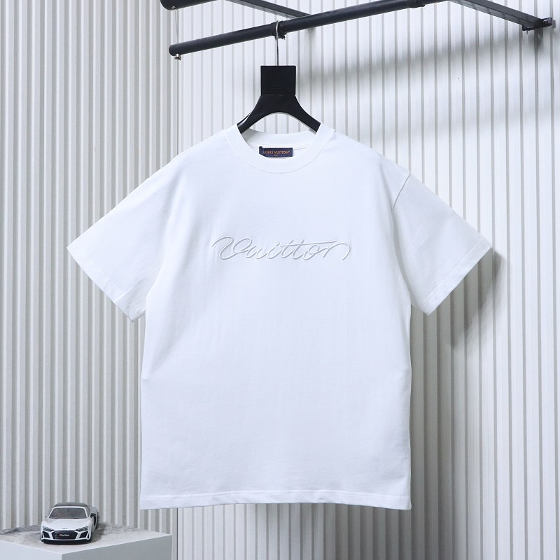 LOUIS VUITTON Embroidery Short Sleeve T-Shirt