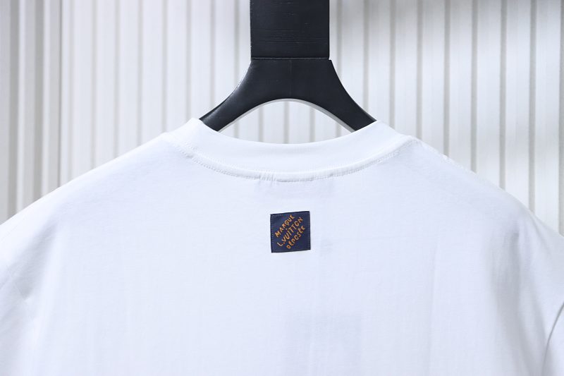 LOUIS VUITTON Embroidery Short Sleeve T-Shirt