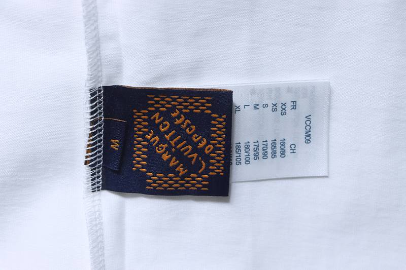 LOUIS VUITTON Embroidery Short Sleeve T-Shirt