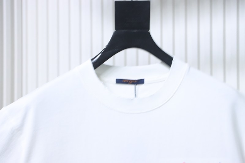 LOUIS VUITTON Embroidery Short Sleeve T-Shirt Style 2
