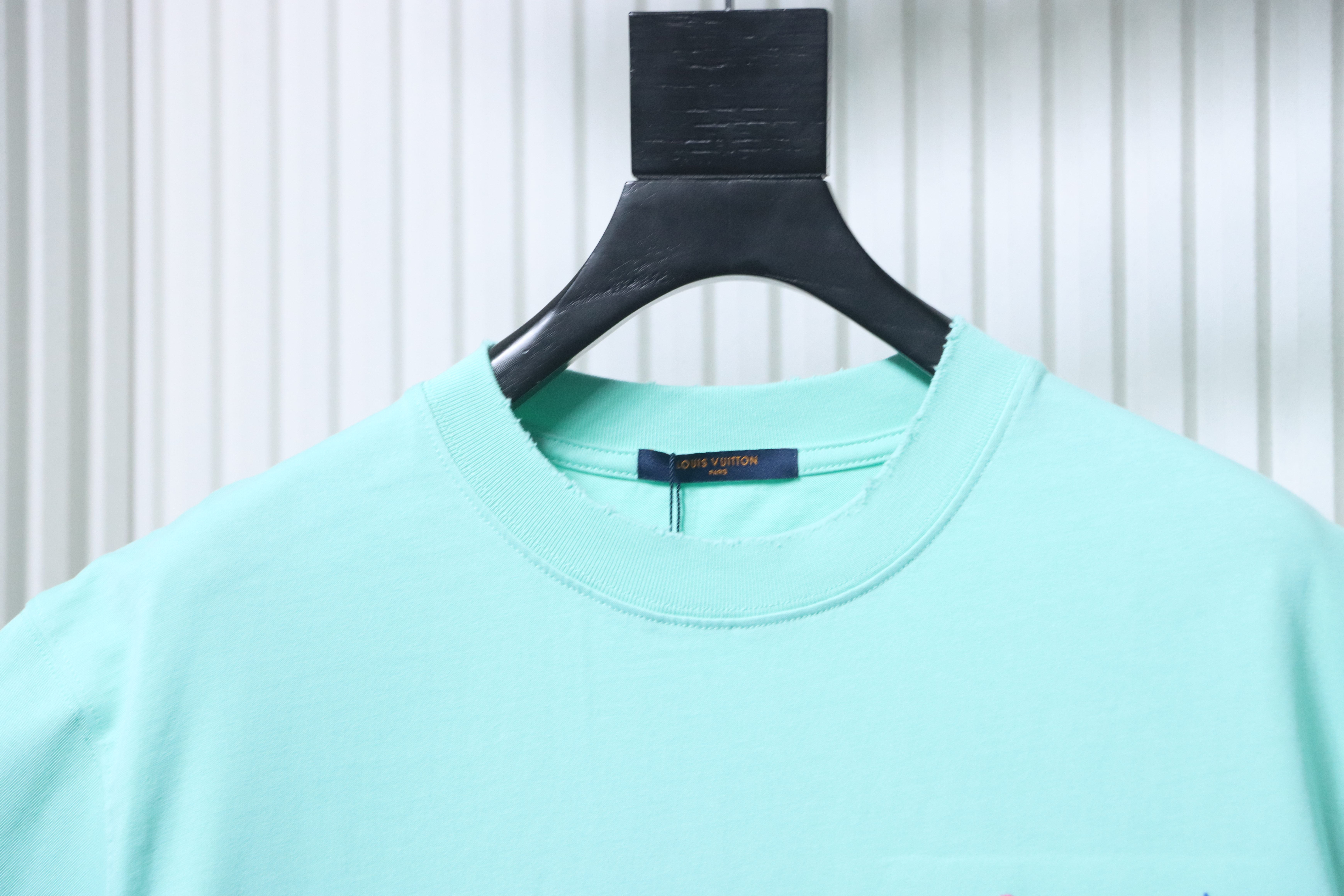 LOUIS VUITTON Embroidery Short Sleeve T-Shirt Style 3