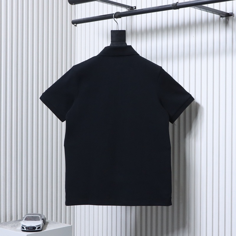 LOUIS VUITTON Embroidery White Short Sleeve Polo Shirt
