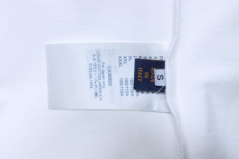 LOUIS VUITTON Graffiti Hand-Drawn Monogram Short Sleeve T-Shirt Style 2