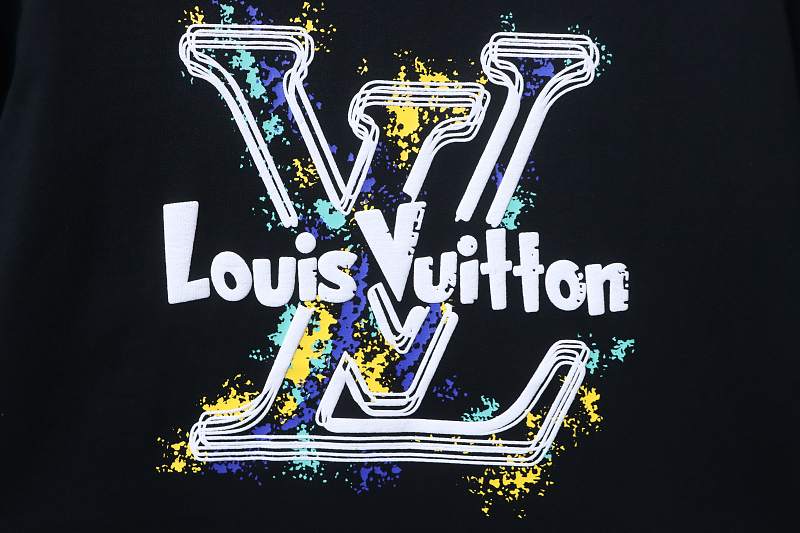 LOUIS VUITTON Graffiti Print Logo Short Sleeve T-Shirt Style 2