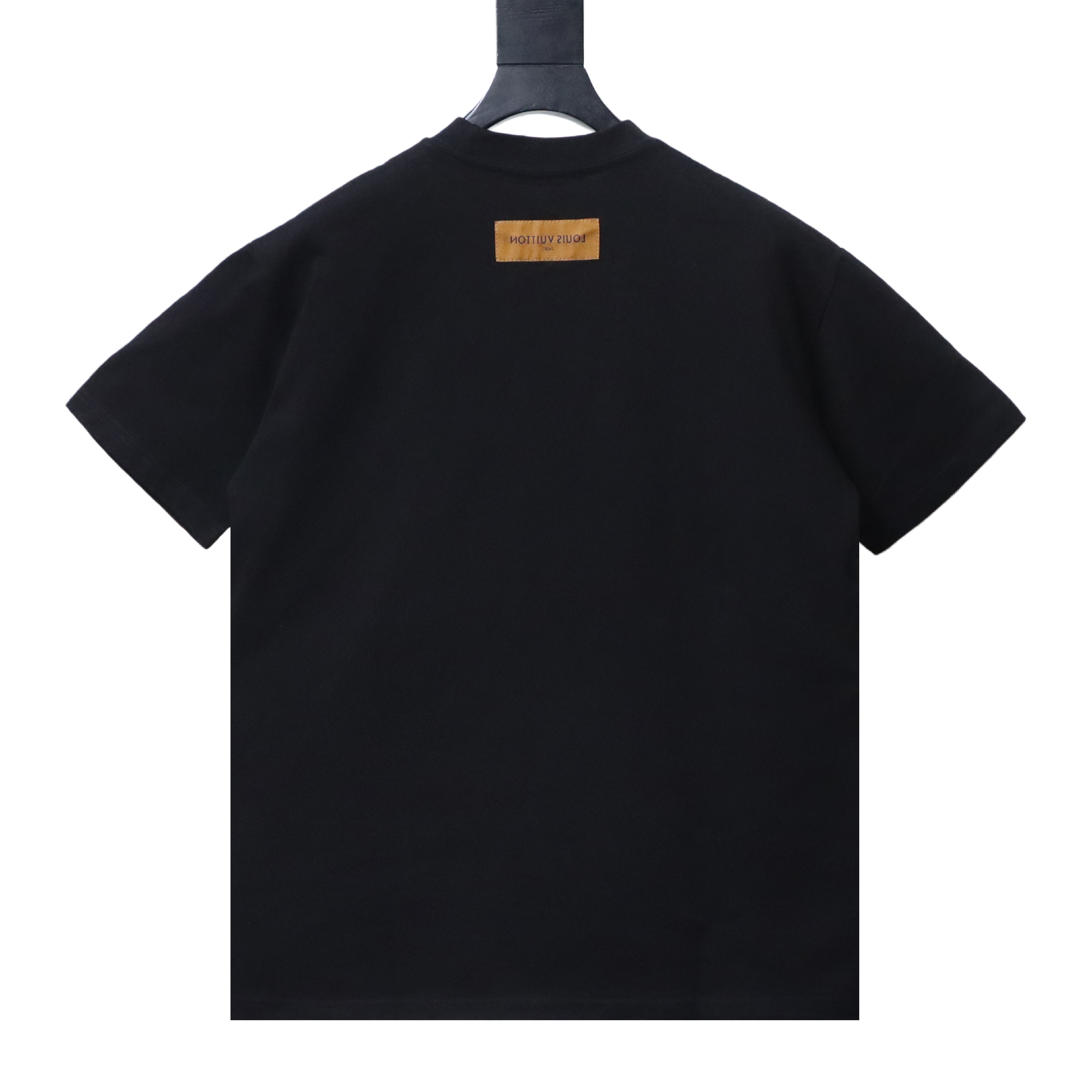 LOUIS VUITTON Graffiti Supreme Collaboration Print Logo Black Short Sleeve T-Shirt