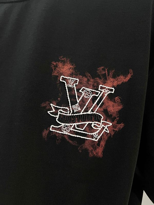 LOUIS VUITTON High Quality 320g Crew Neck Short Sleeve T-Shirt Style 10