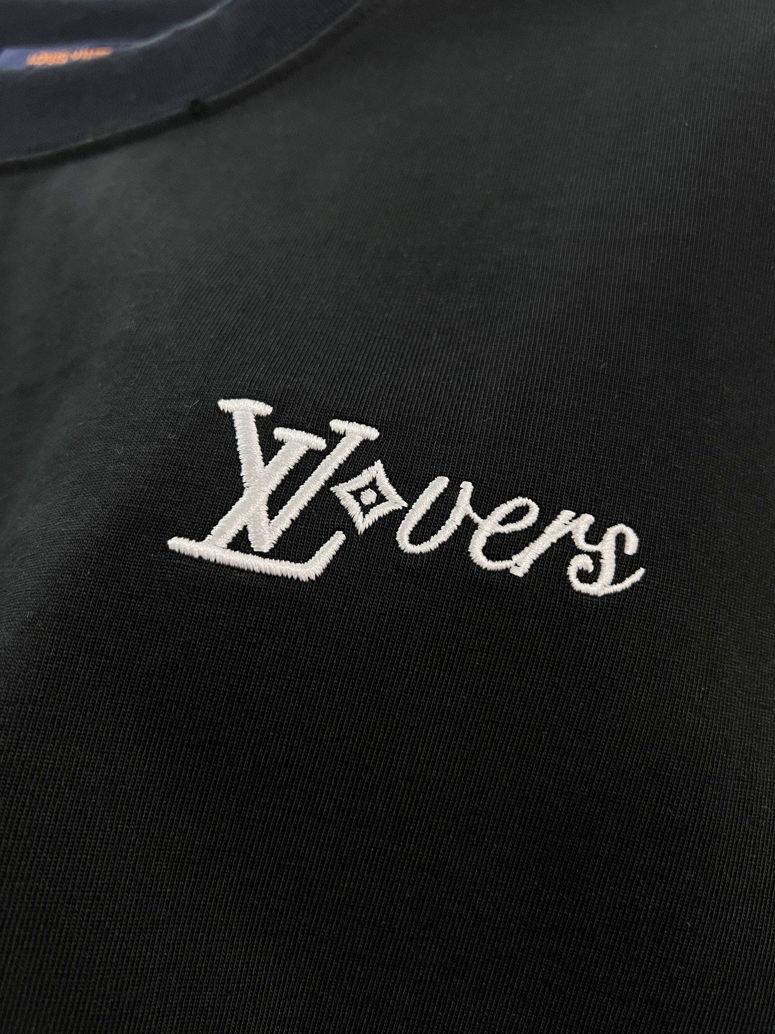 LOUIS VUITTON High Quality 320g Crew Neck Short Sleeve T-Shirt Style 12