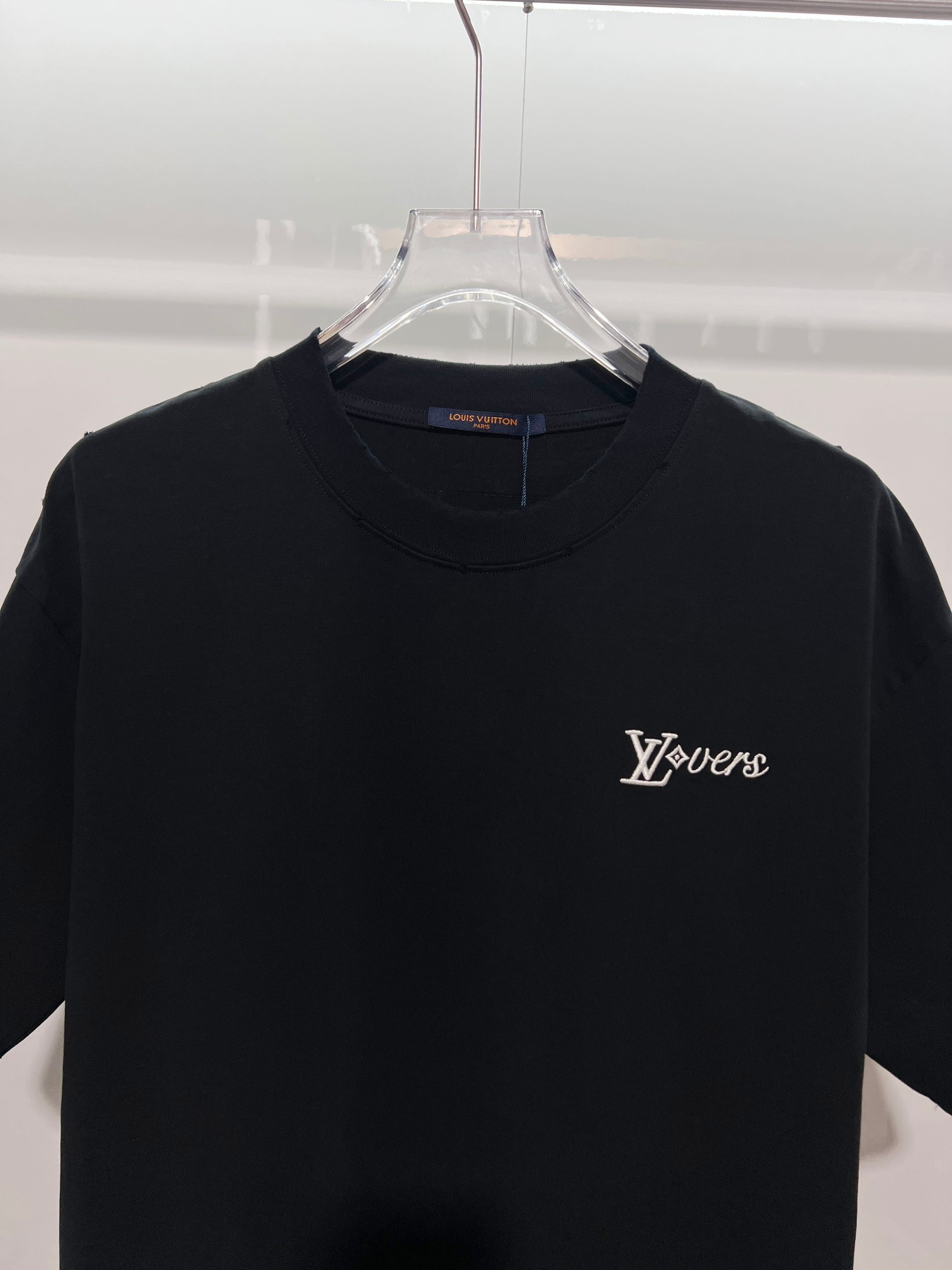LOUIS VUITTON High Quality 320g Crew Neck Short Sleeve T-Shirt Style 12