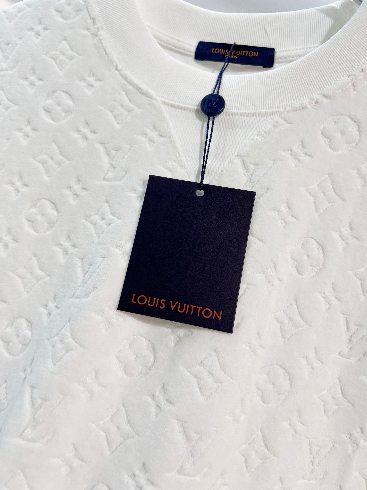 LOUIS VUITTON High Quality 320g Crew Neck Short Sleeve T-Shirt Style 15