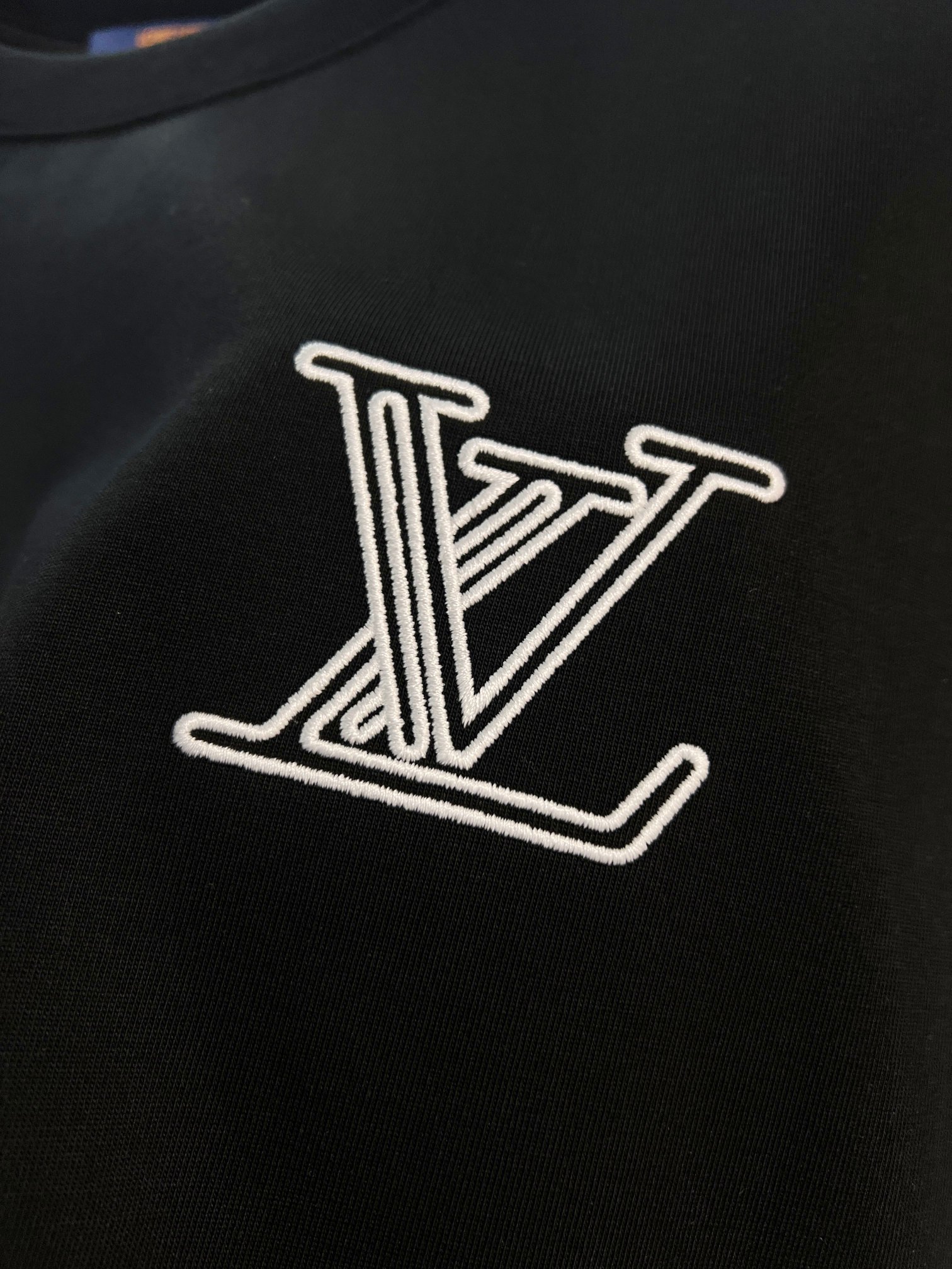 LOUIS VUITTON High Quality 320g Crew Neck Short Sleeve T-Shirt Style 16