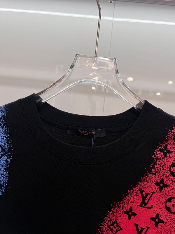 LOUIS VUITTON High Quality 320g Crew Neck Short Sleeve T-Shirt Style 17