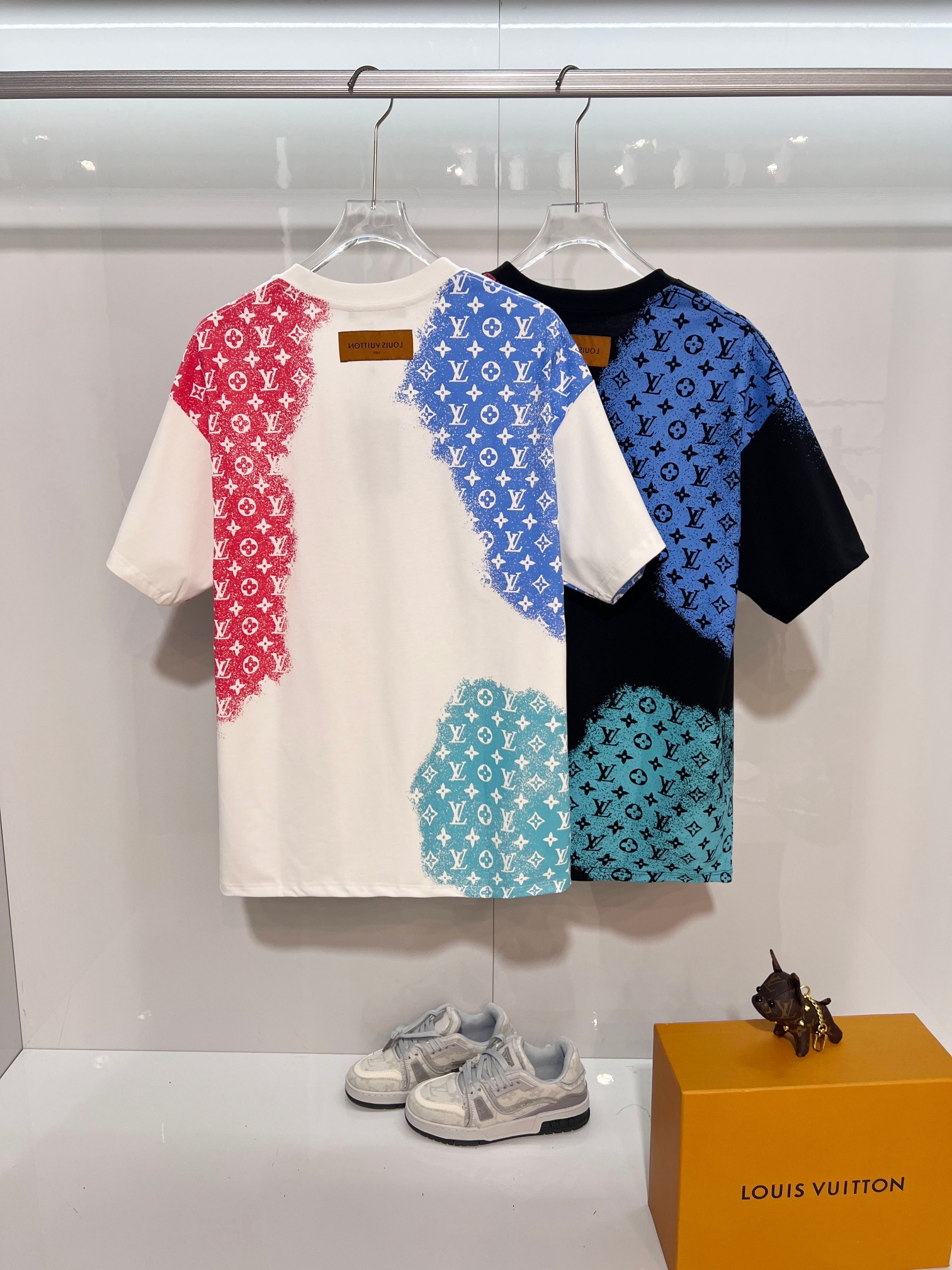 LOUIS VUITTON High Quality 320g Crew Neck Short Sleeve T-Shirt Style 17