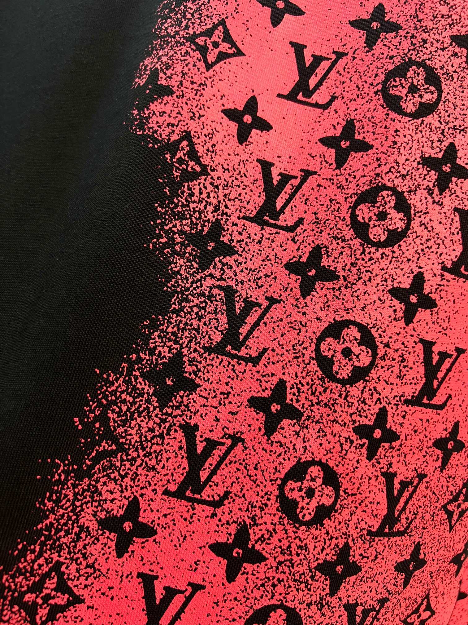 LOUIS VUITTON High Quality 320g Crew Neck Short Sleeve T-Shirt Style 17