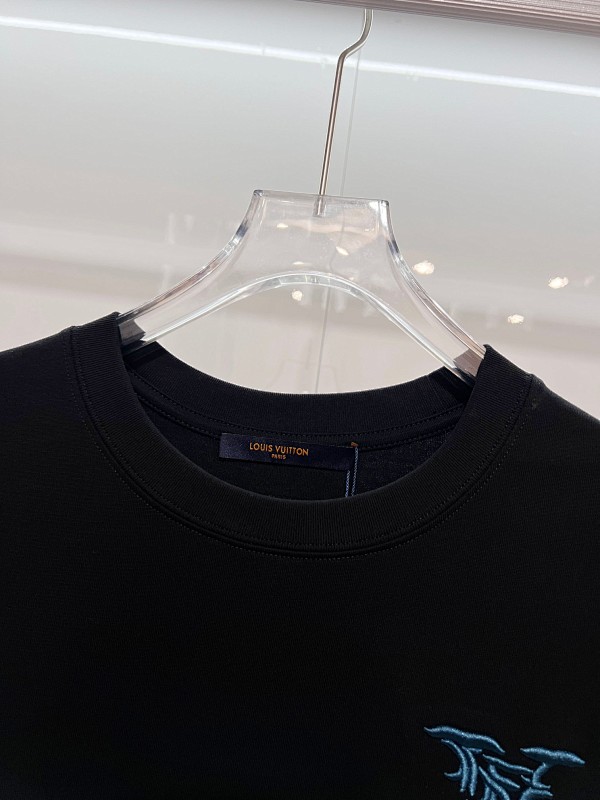 LOUIS VUITTON High Quality 320g Crew Neck Short Sleeve T-Shirt Style 18