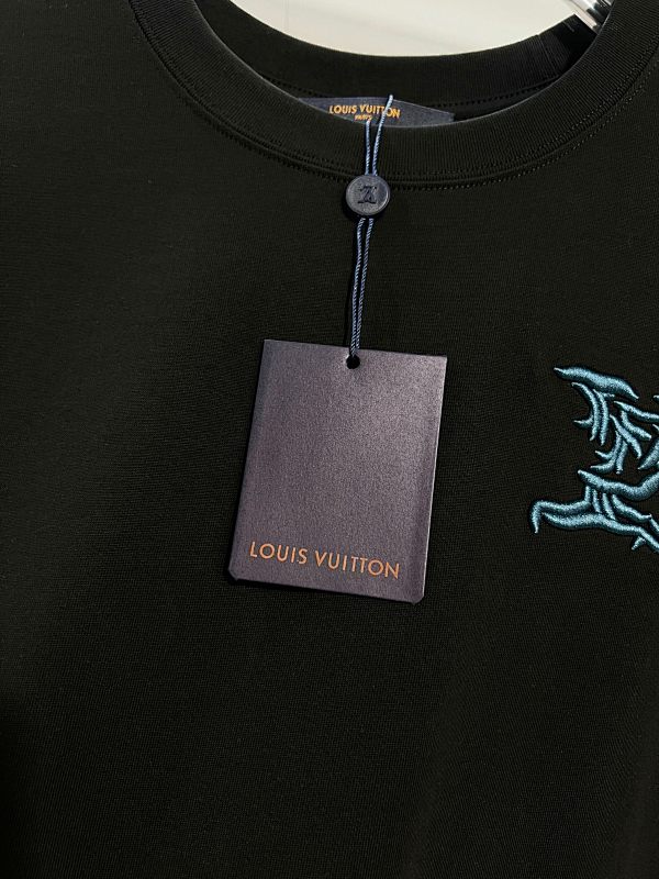 LOUIS VUITTON High Quality 320g Crew Neck Short Sleeve T-Shirt Style 18
