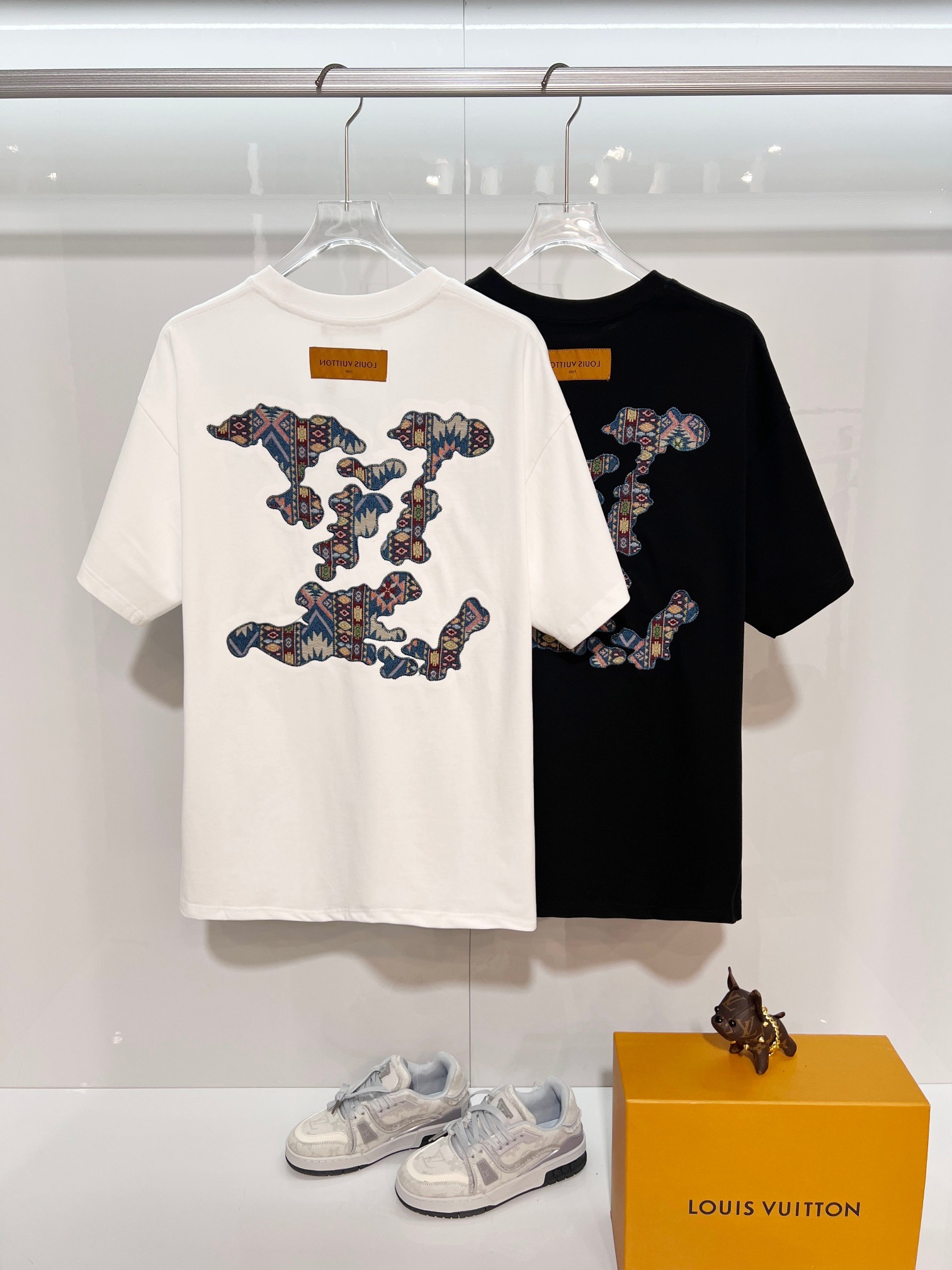 LOUIS VUITTON High Quality 320g Crew Neck Short Sleeve T-Shirt Style 18