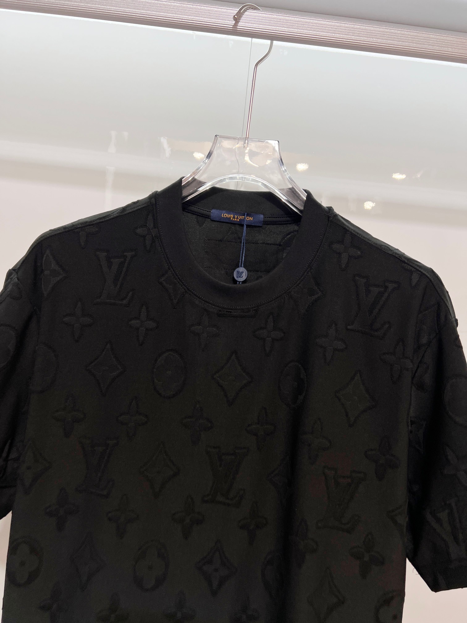 LOUIS VUITTON High Quality 320g Crew Neck Short Sleeve T-Shirt Style 19