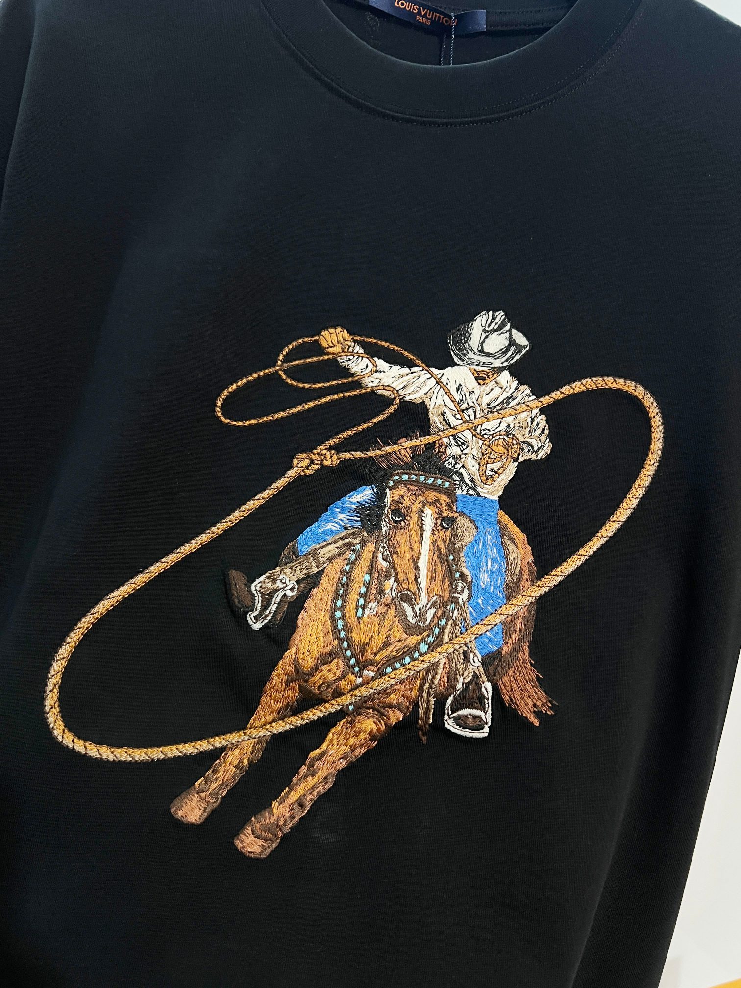 LOUIS VUITTON High Quality 320g Crew Neck Short Sleeve T-Shirt Style 1