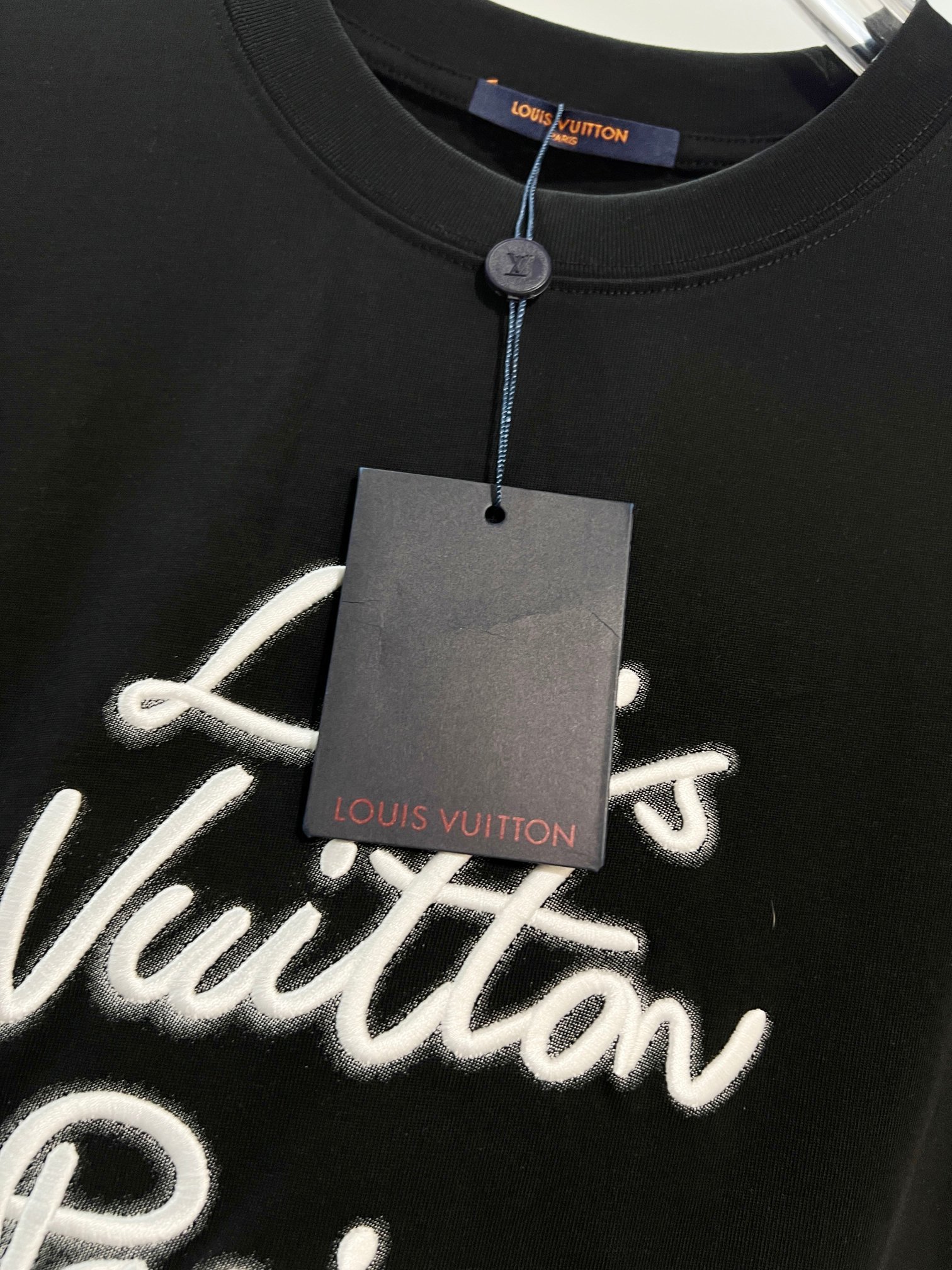 LOUIS VUITTON High Quality 320g Crew Neck Short Sleeve T-Shirt Style 20