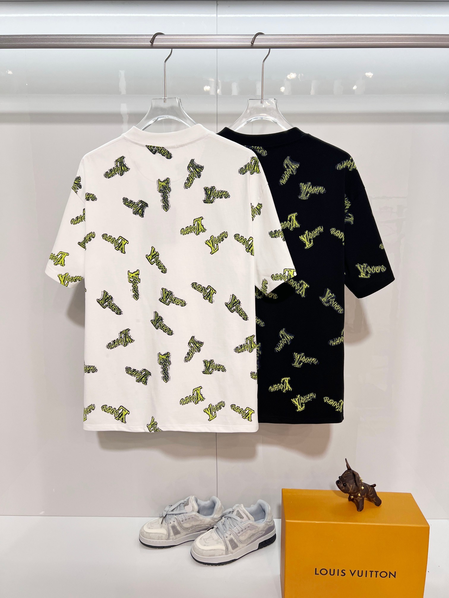LOUIS VUITTON High Quality 320g Crew Neck Short Sleeve T-Shirt Style 2