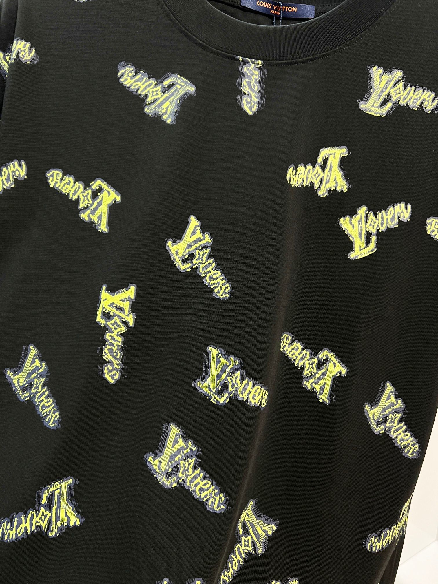 LOUIS VUITTON High Quality 320g Crew Neck Short Sleeve T-Shirt Style 2