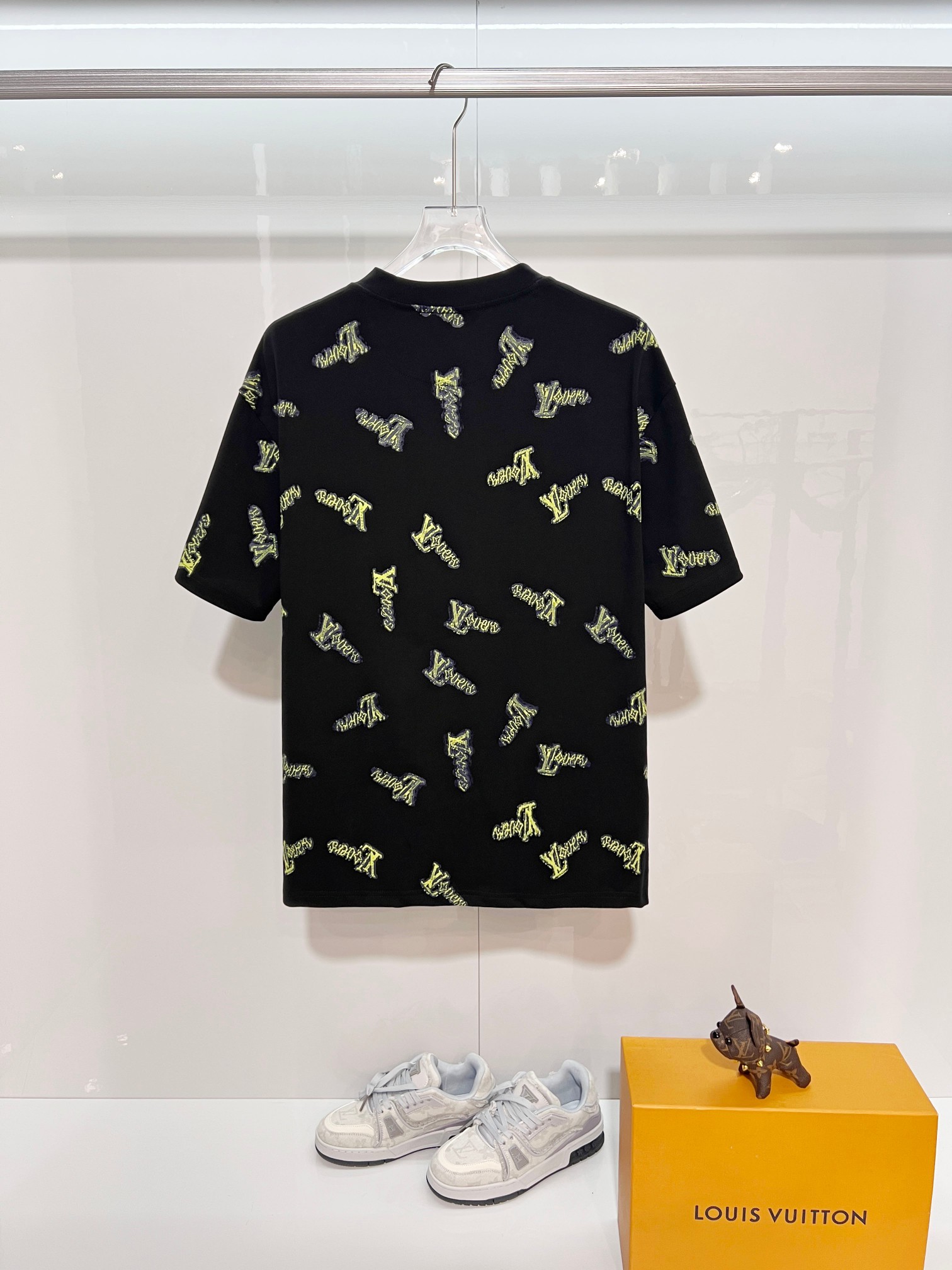 LOUIS VUITTON High Quality 320g Crew Neck Short Sleeve T-Shirt Style 2