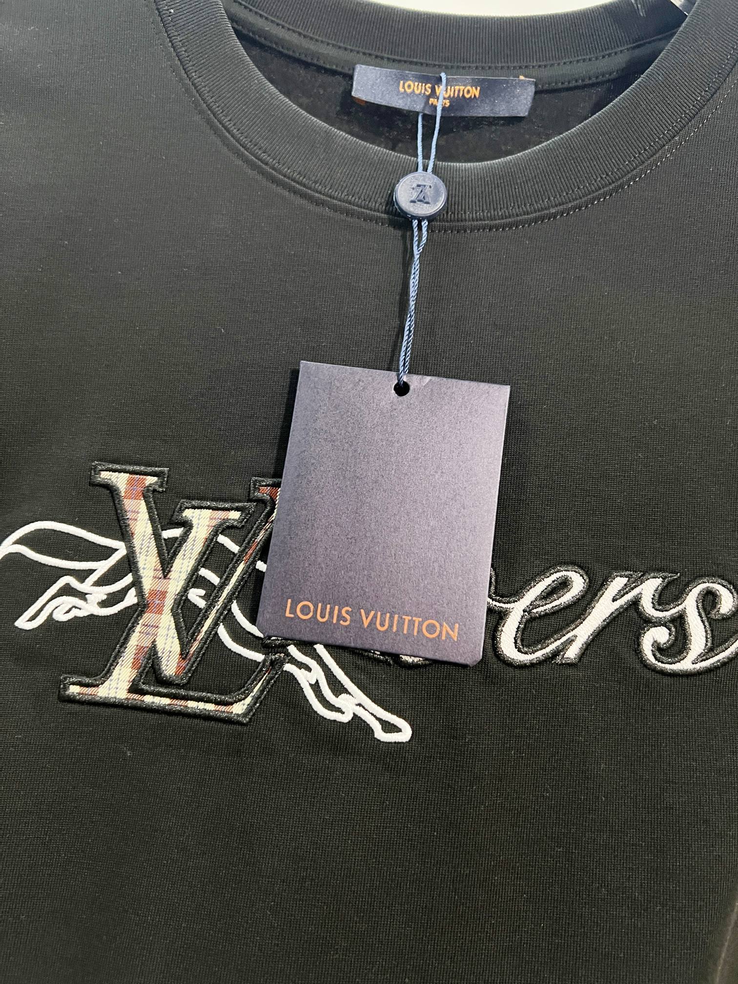 LOUIS VUITTON High Quality 320g Crew Neck Short Sleeve T-Shirt Style 4