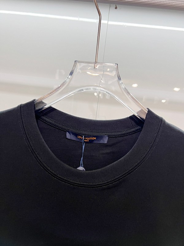 LOUIS VUITTON High Quality 320g Crew Neck Short Sleeve T-Shirt Style 5