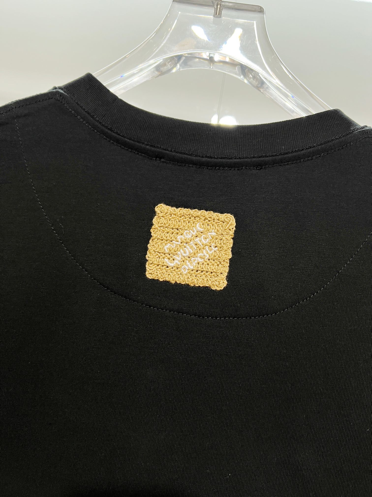 LOUIS VUITTON High Quality 320g Crew Neck Short Sleeve T-Shirt Style 5