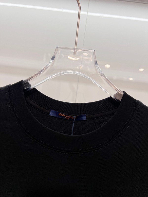 LOUIS VUITTON High Quality 320g Crew Neck Short Sleeve T-Shirt Style 6