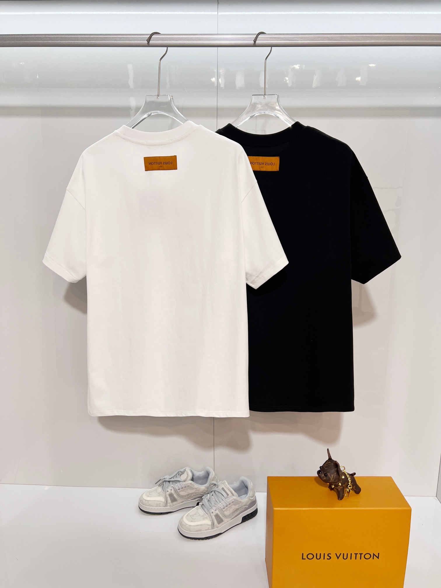 LOUIS VUITTON High Quality 320g Crew Neck Short Sleeve T-Shirt Style 6