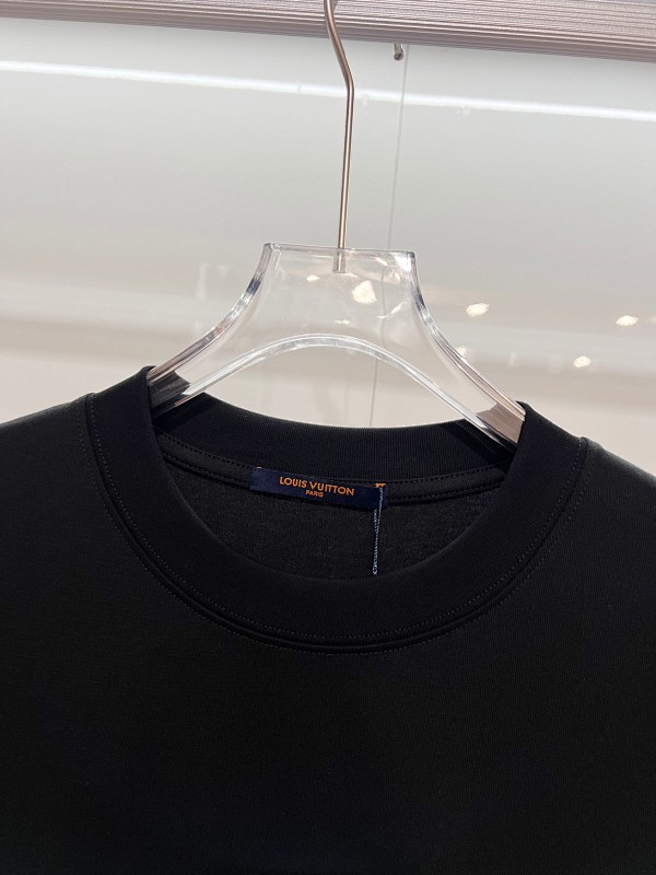 LOUIS VUITTON High Quality 320g Crew Neck Short Sleeve T-Shirt Style 7