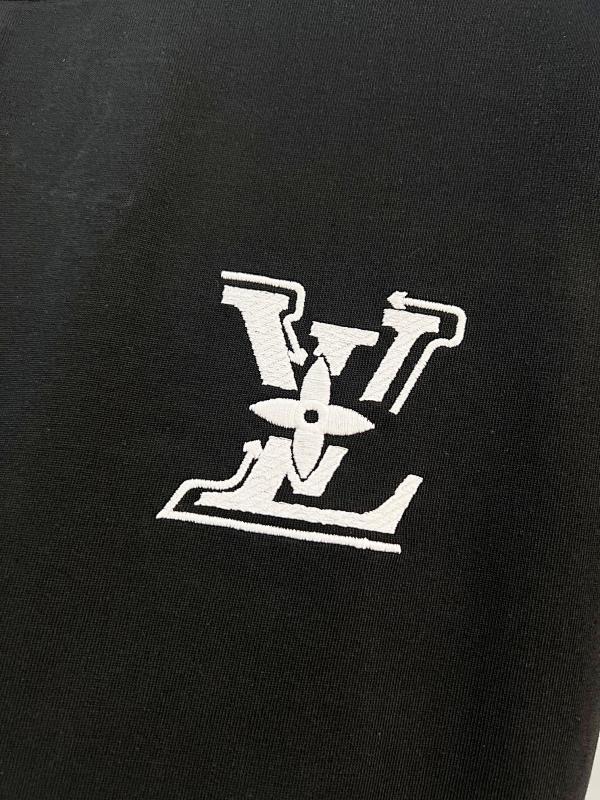 LOUIS VUITTON High Quality 320g Crew Neck Short Sleeve T-Shirt Style 7