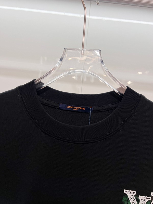 LOUIS VUITTON High Quality 320g Crew Neck Short Sleeve T-Shirt Style 8