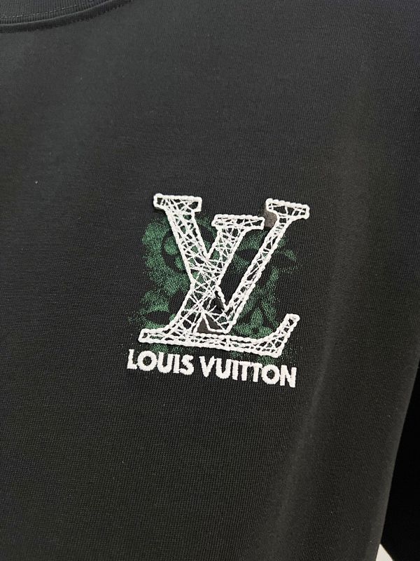LOUIS VUITTON High Quality 320g Crew Neck Short Sleeve T-Shirt Style 8