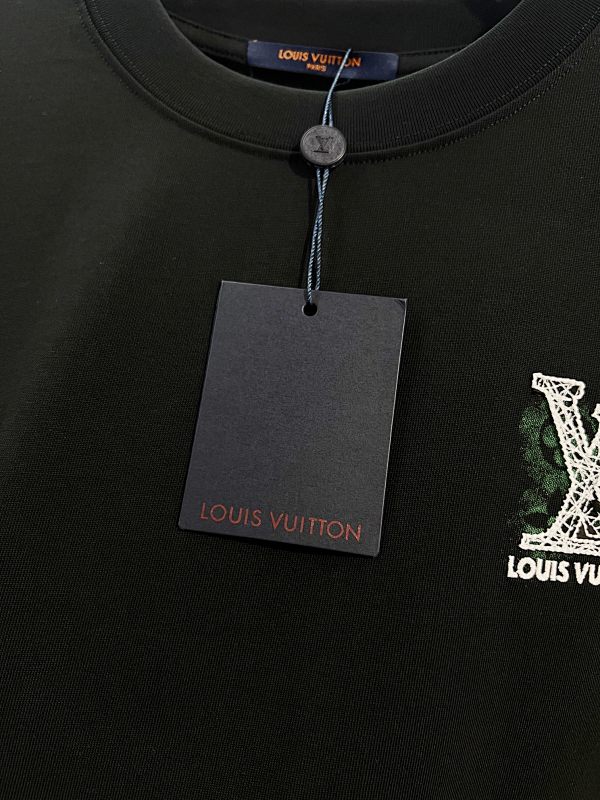 LOUIS VUITTON High Quality 320g Crew Neck Short Sleeve T-Shirt Style 8