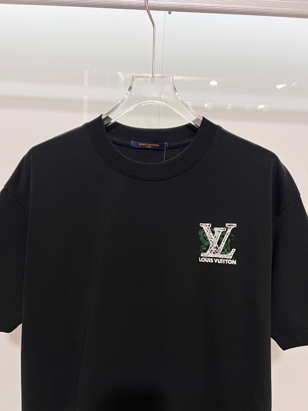 LOUIS VUITTON High Quality 320g Crew Neck Short Sleeve T-Shirt Style 8